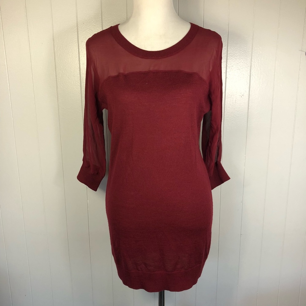 Club Monaco red sheet top tunic size Xs